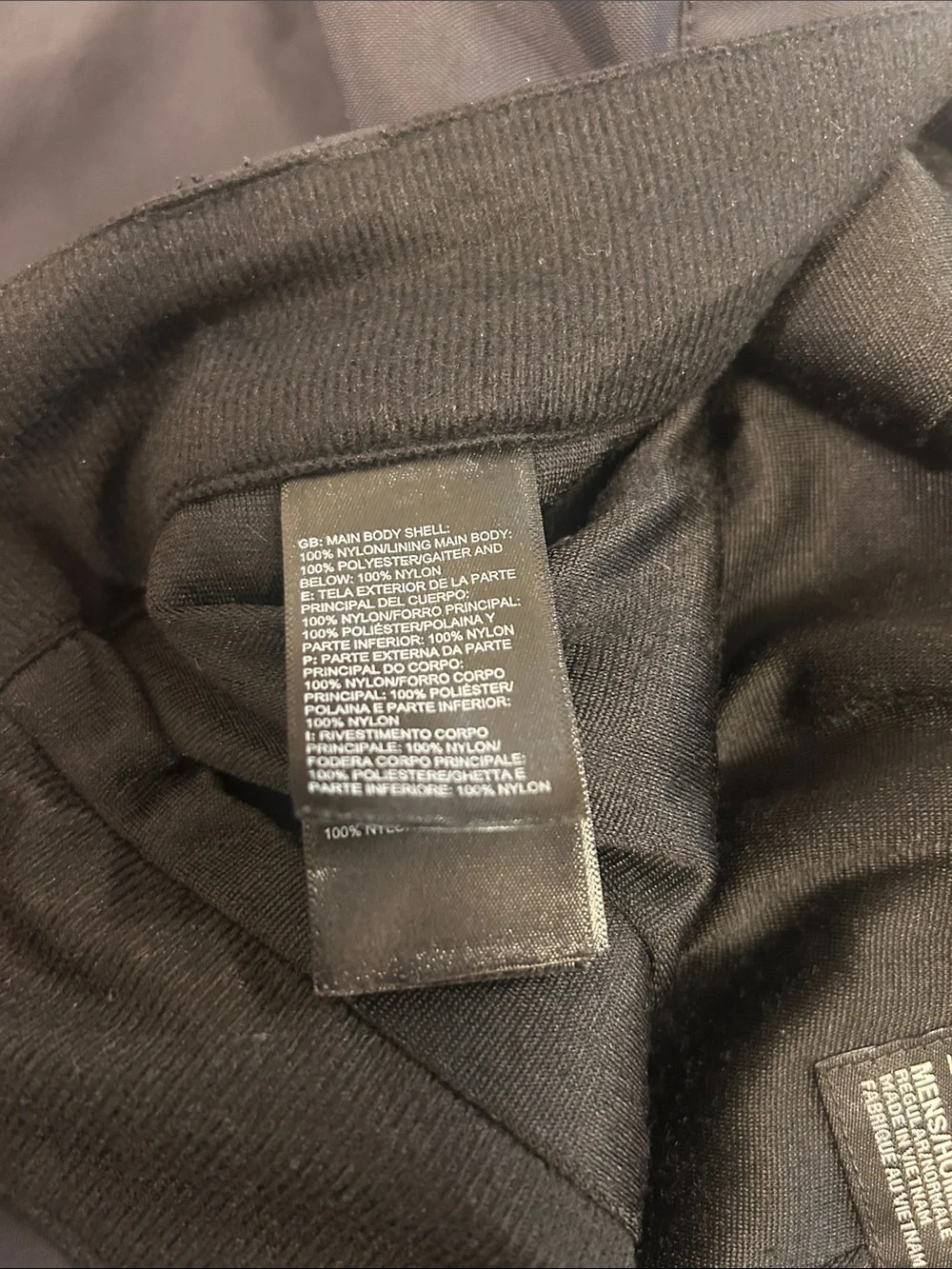 The North Face Men's Black Cargo Ski Pants